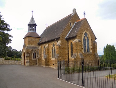 Farnham Green Lane cemetery chapel