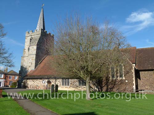 image of St Lawrence church Chobham