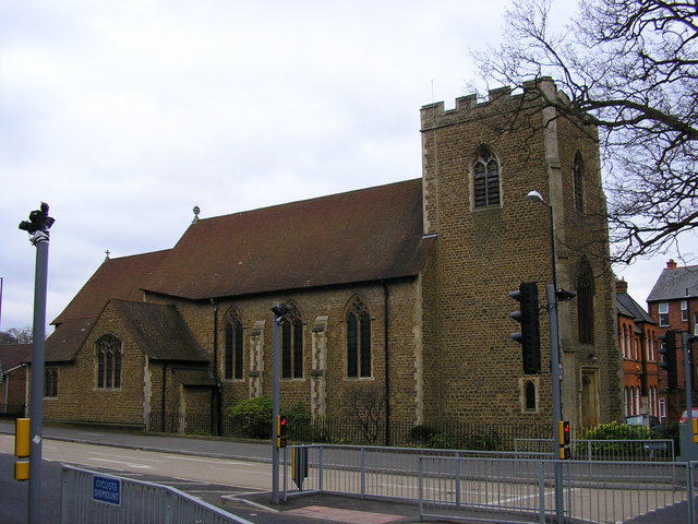 photograph of Camberley St Tarcisius church