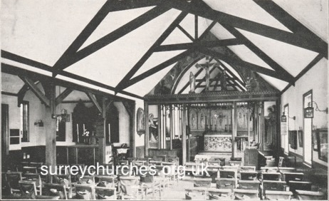 image of Duxhurst church interior