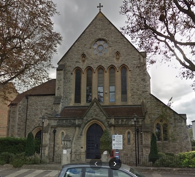 image of Christ Church from Google Street View