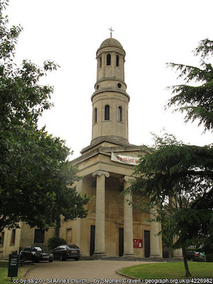 image of St Anne's church